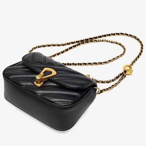 Yarrah | Genuine Leather Mini Chain Shoulder Bag