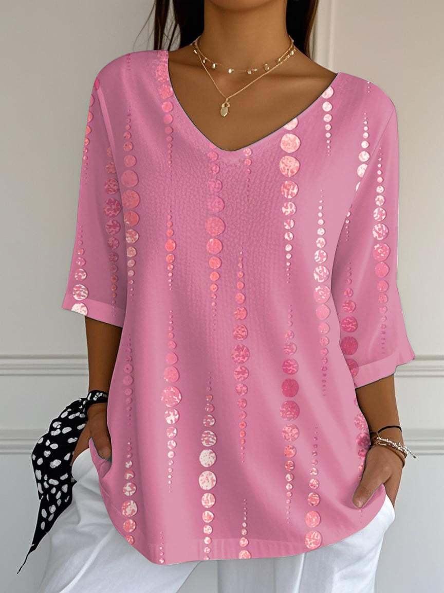 Rivka | Vintage Relaxed Print Blouse