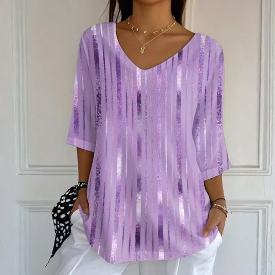 Seren | Vintage Relaxed Print Blouse