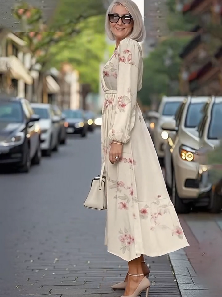 Meloni | Floral 3D Print Maxi Dress