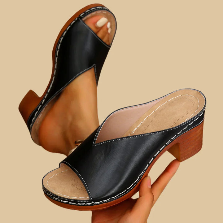 Camila | Ergonomic Thick Heel Sandal