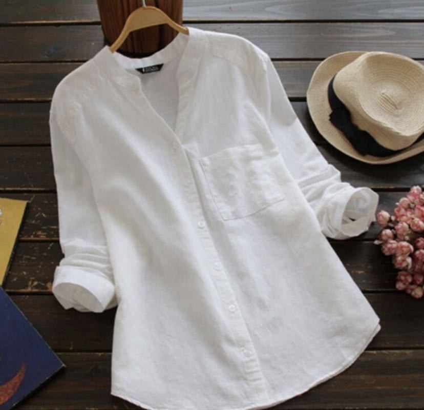 Gabriella - Relaxed Linen-Cotton Blend Shirt