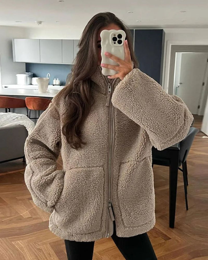 ANNAMARIE - STYLISH TEDDY JACKET