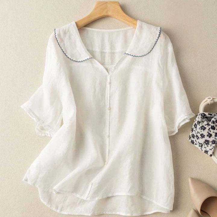 Adele | Airy Linen Blouse