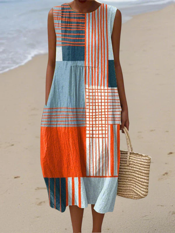 Zina - Casual Midi Dress for Everyday Wear