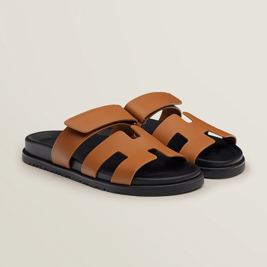 Chiara | Flat Cross Strap Sandals