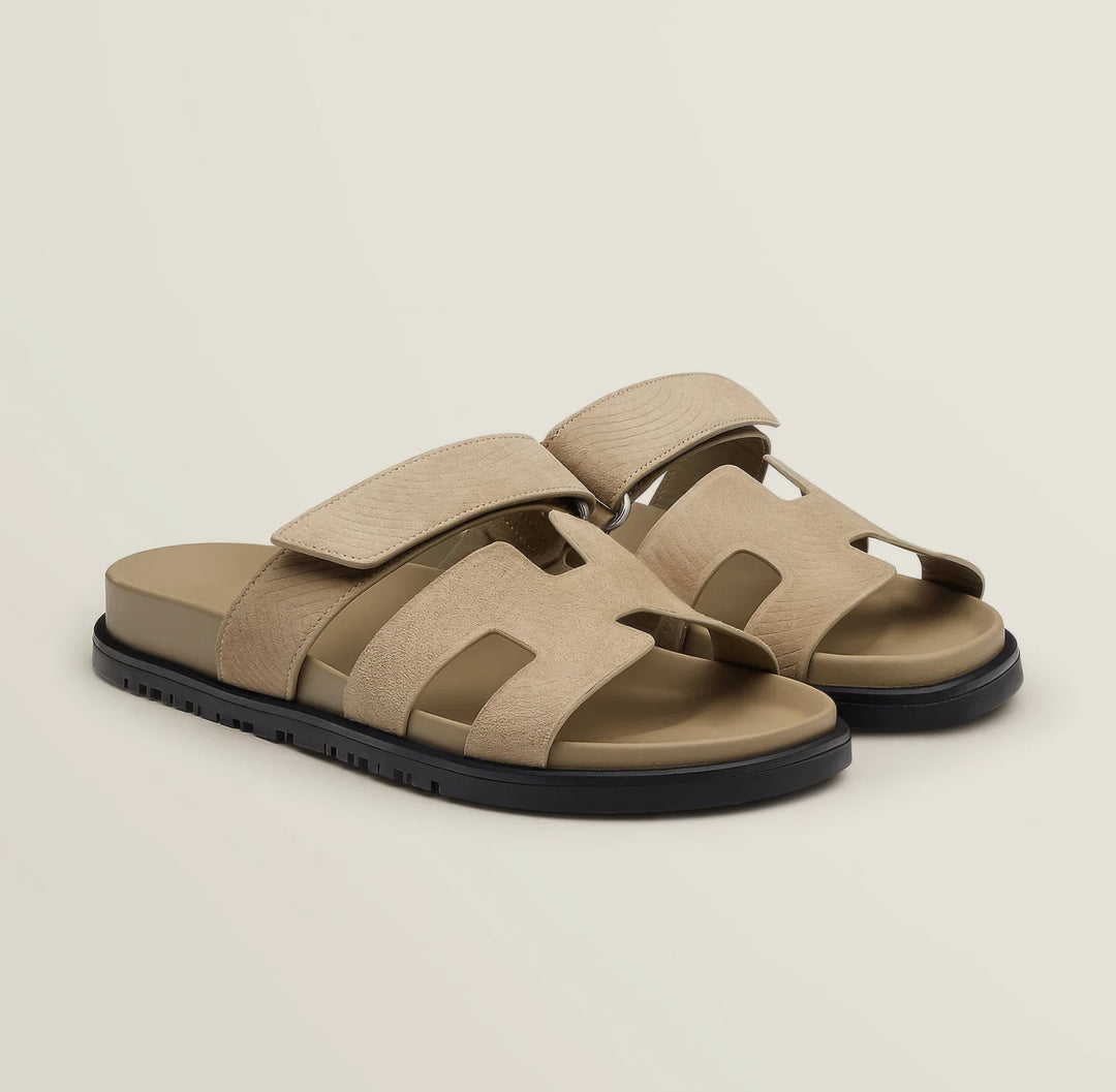 Chiara | Flat Cross Strap Sandals