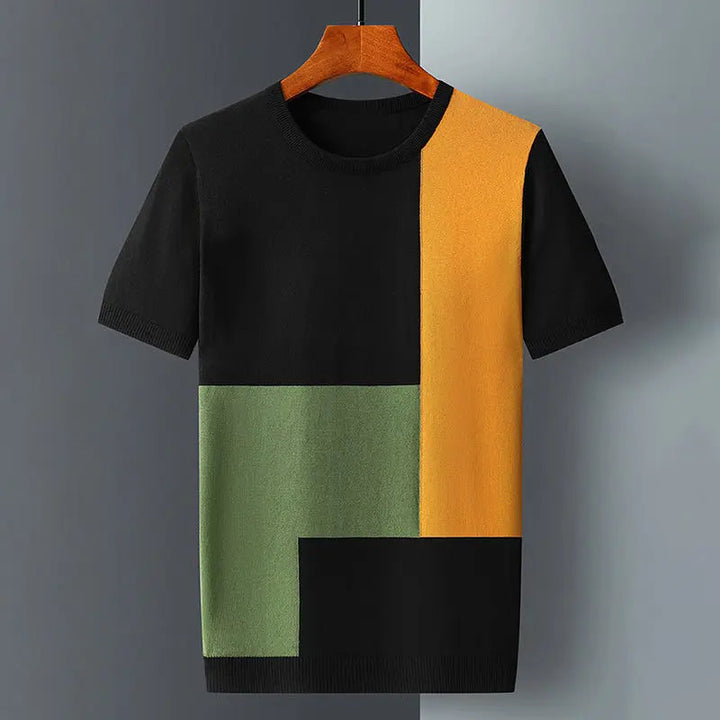 Bauhaus-Inspired Colourblock Shirt