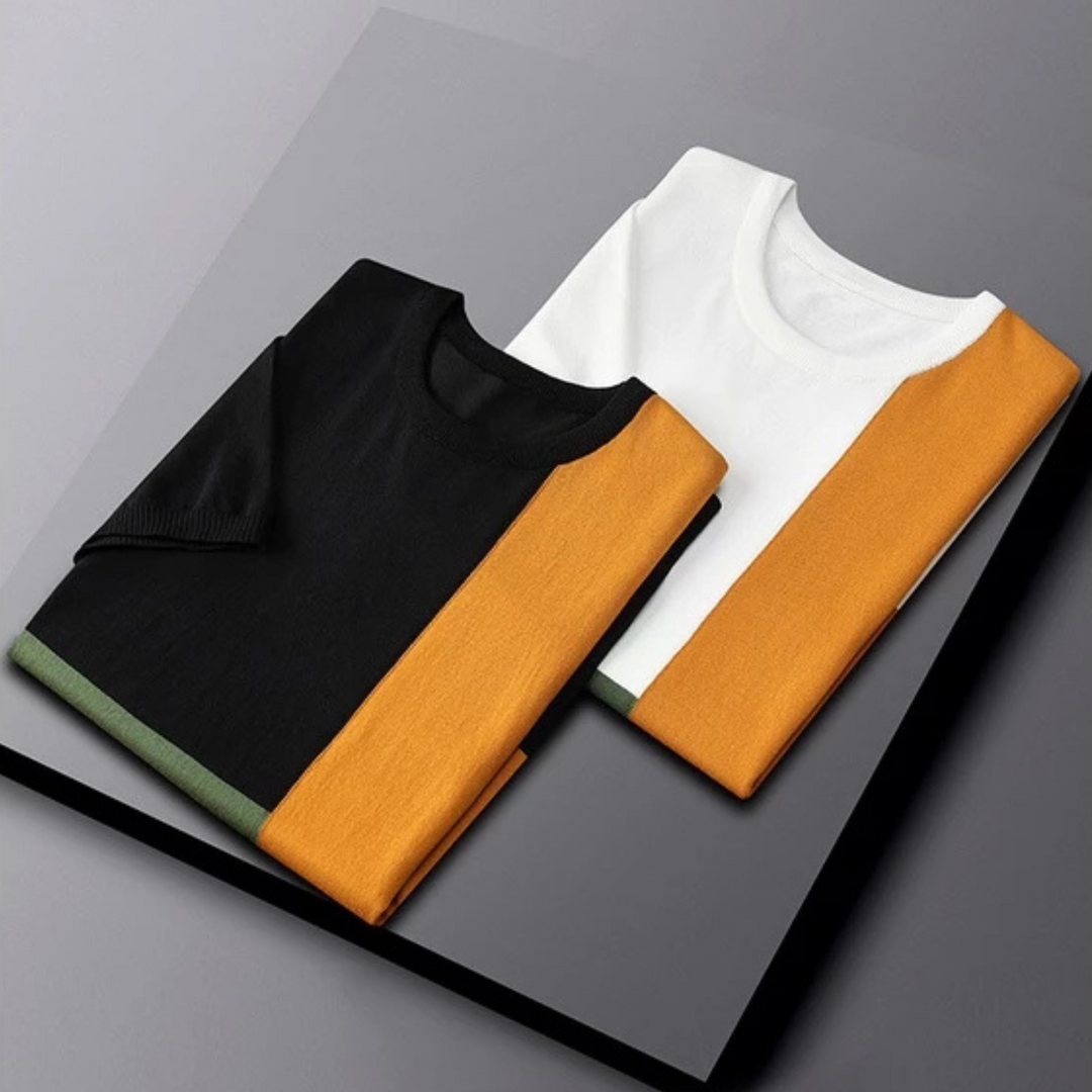Bauhaus-Inspired Colourblock Shirt