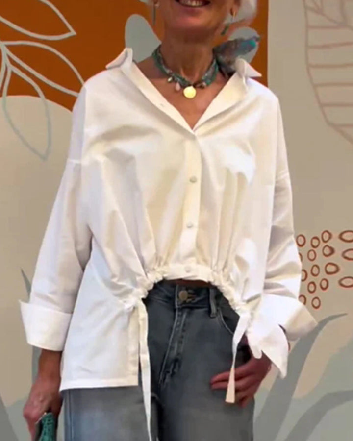 Germaine Hanging Plain Blazer Top