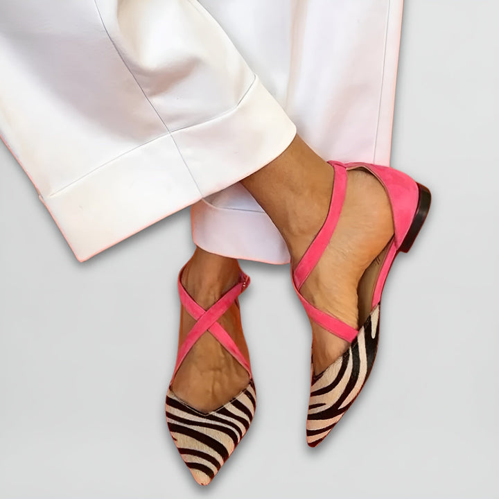 Fenna™ - Elegant Strap Ballet Flats