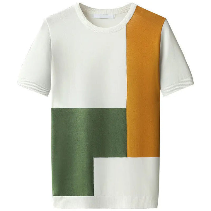 Bauhaus-Inspired Colourblock Shirt