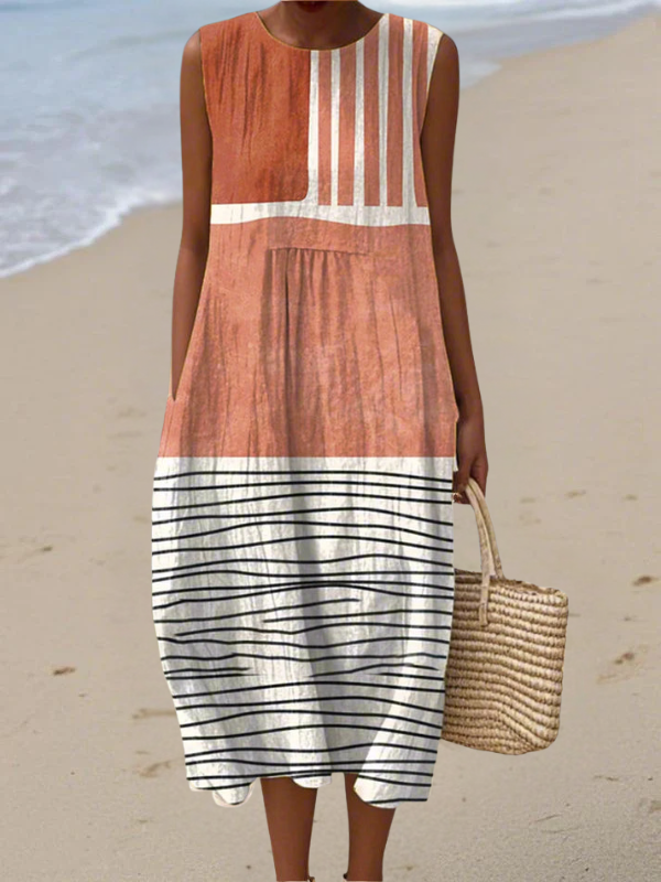 Elina - Casual Midi Dress for Everyday Wear