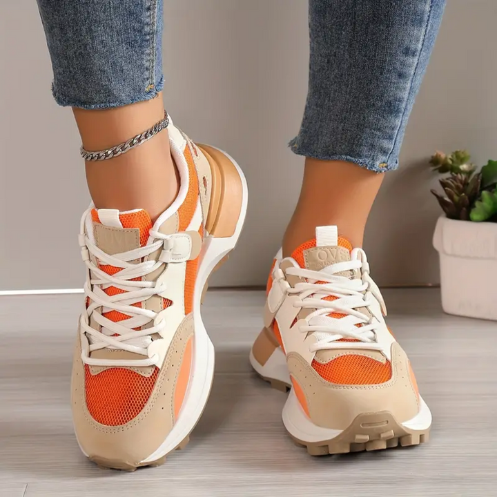 Kate - Relaxed Ladies Colour Block Sneakers