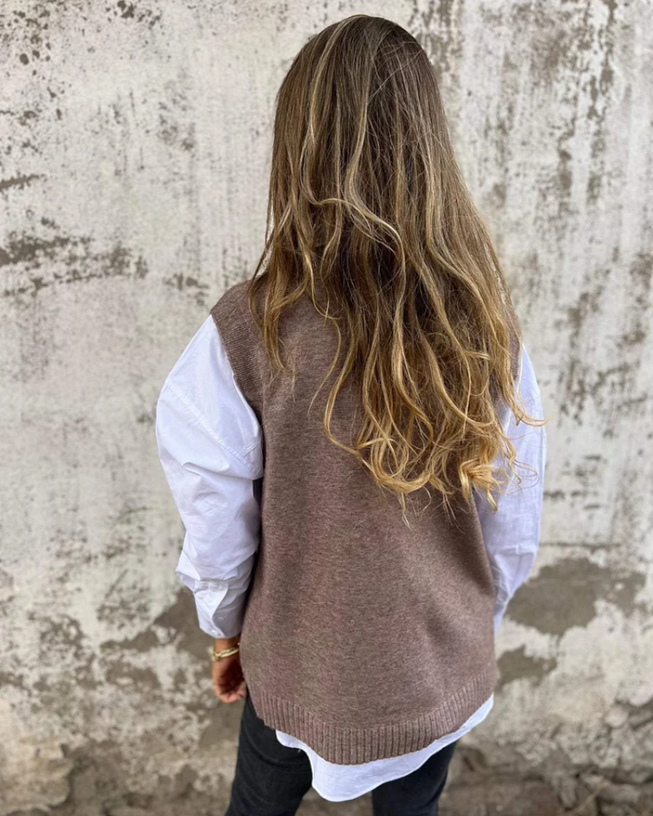 ALISA - Knit Sweater Vest