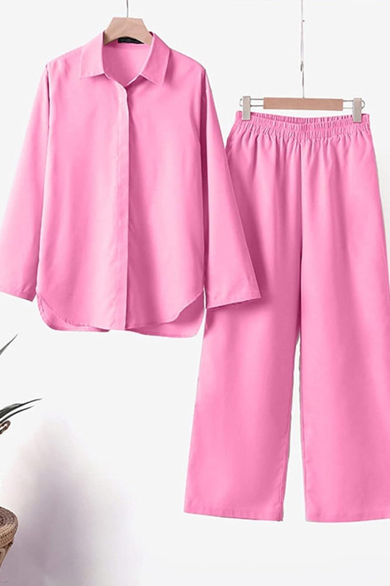 Norma Relaxed Two-Piece Shirt and Trouser Set