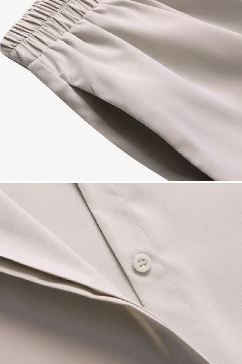 Norma Relaxed Two-Piece Shirt and Trouser Set