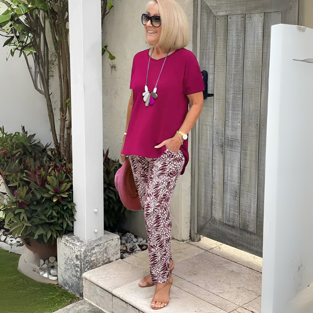 Allegra | Cotton-Blend Two-Piece Set – Effortless Elegance and All-Day Comfort