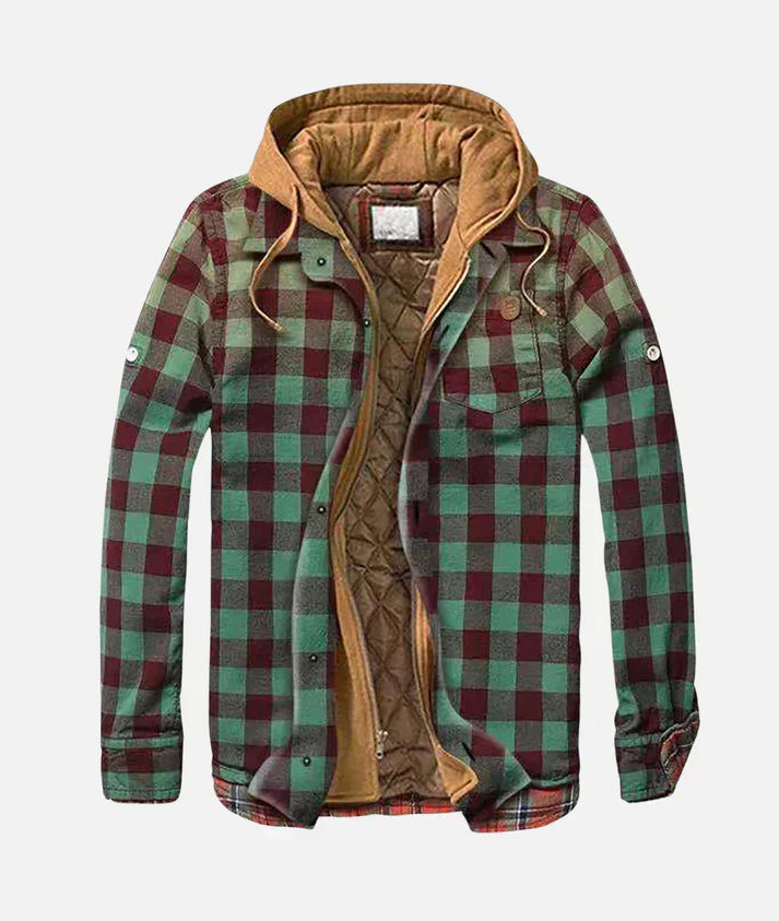 Jayden™ | Stylish Patchwork Plaid Jacket