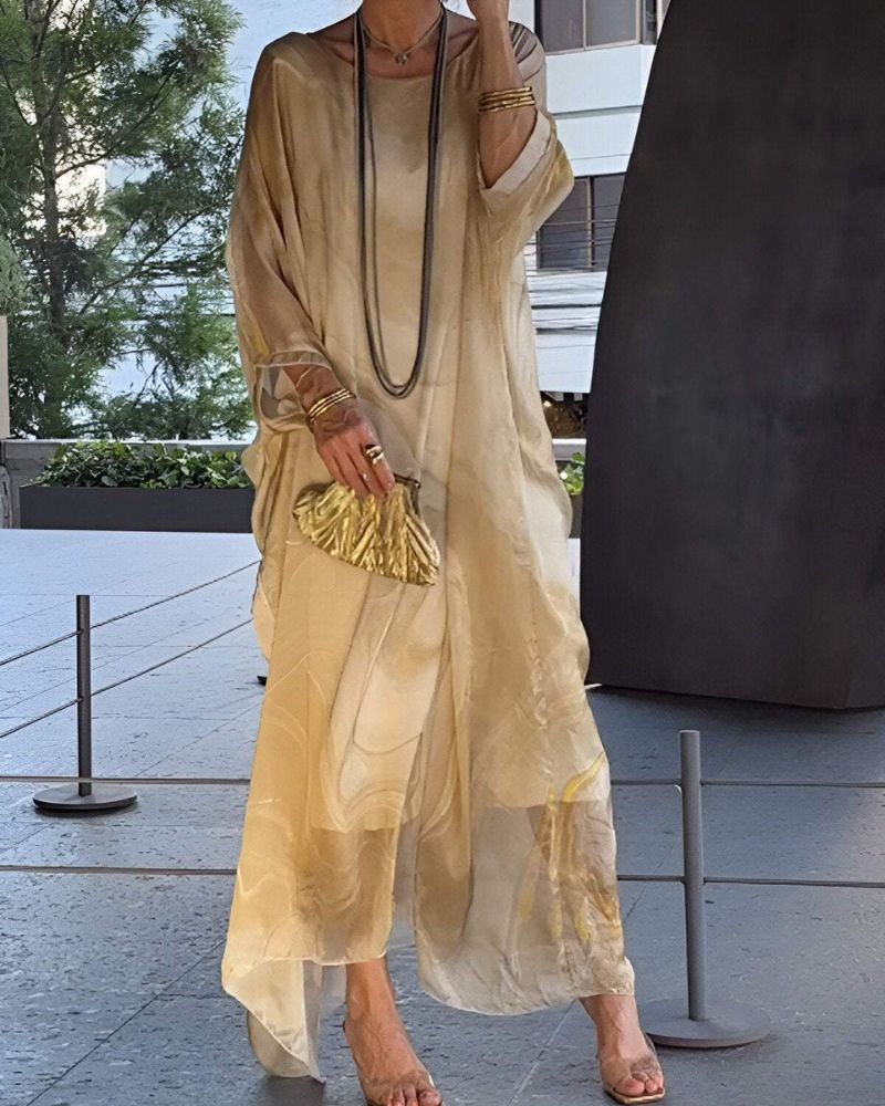 AMAYA - Chic Chiffon Dress