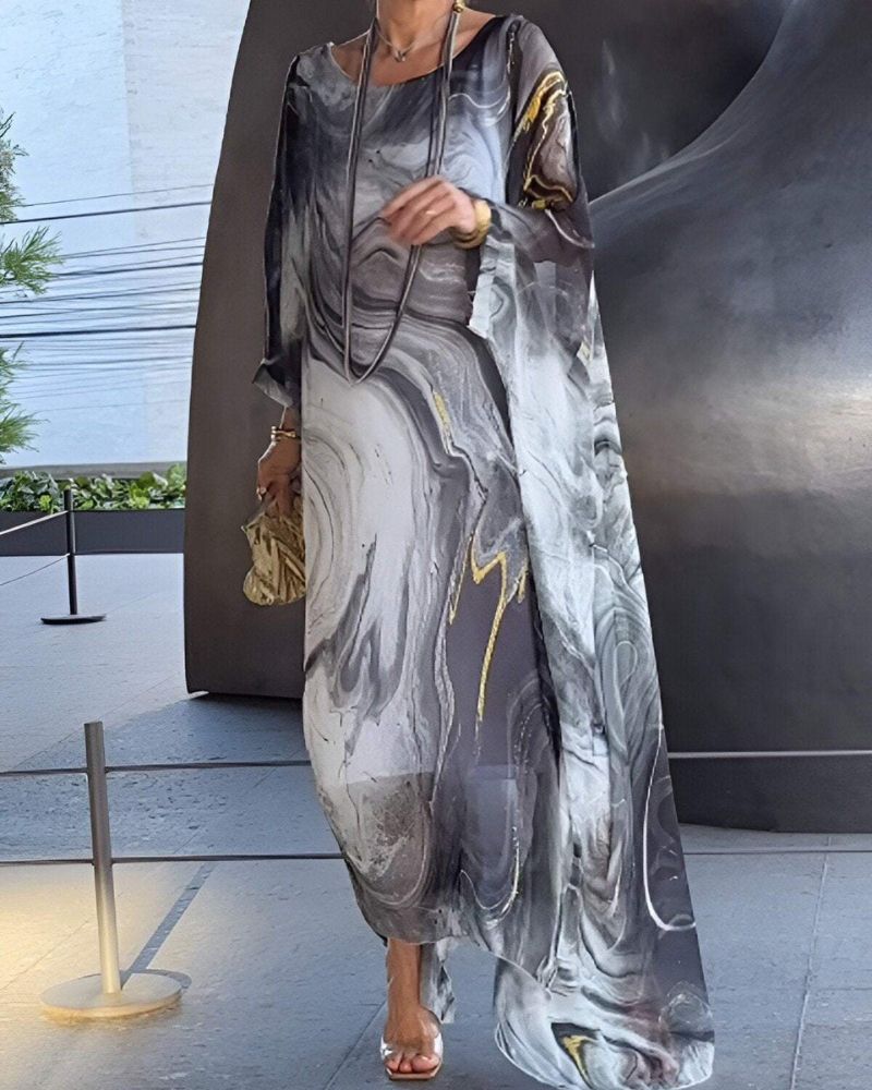 AMAYA - Chic Chiffon Dress