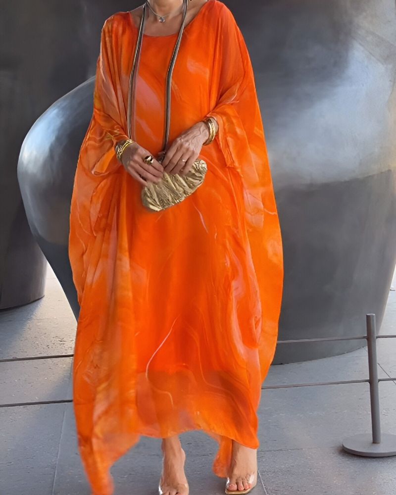 AMAYA - Chic Chiffon Dress