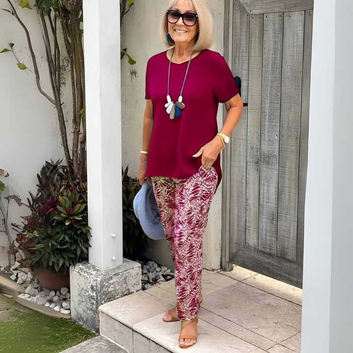 Allegra | Cotton-Blend Two-Piece Set – Effortless Elegance and All-Day Comfort