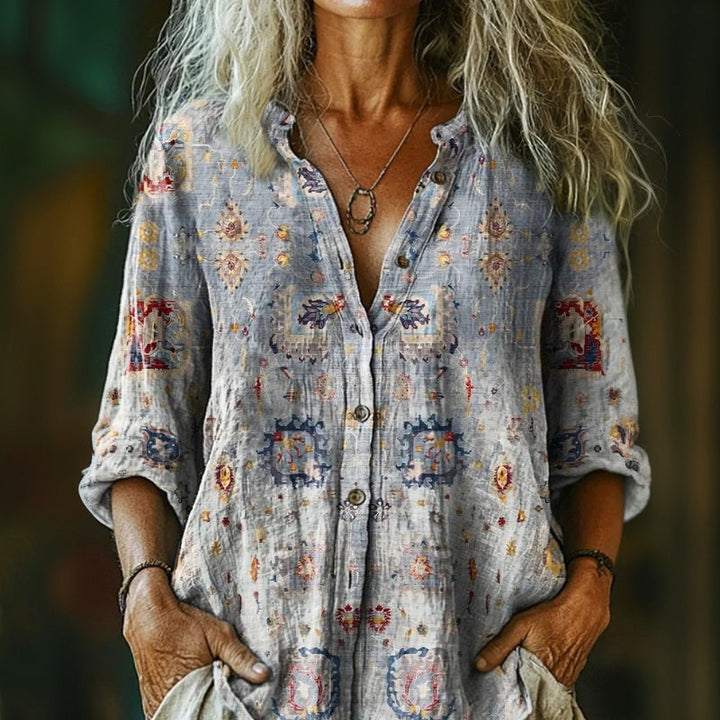 Retro-Inspired Casual Shirt