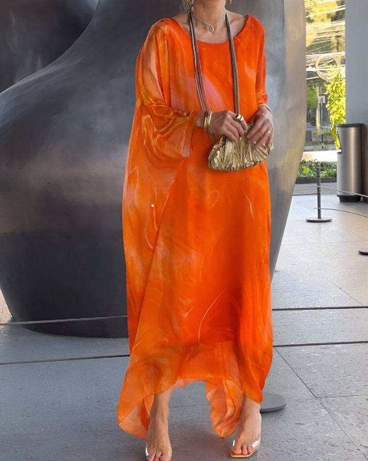 AMAYA - Chic Chiffon Dress