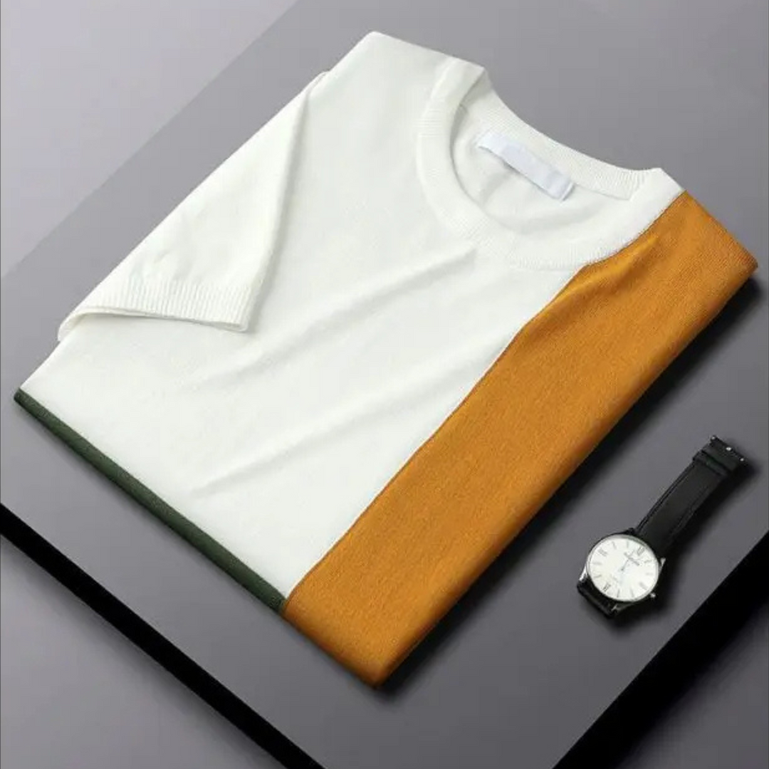 Bauhaus-Inspired Colourblock Shirt