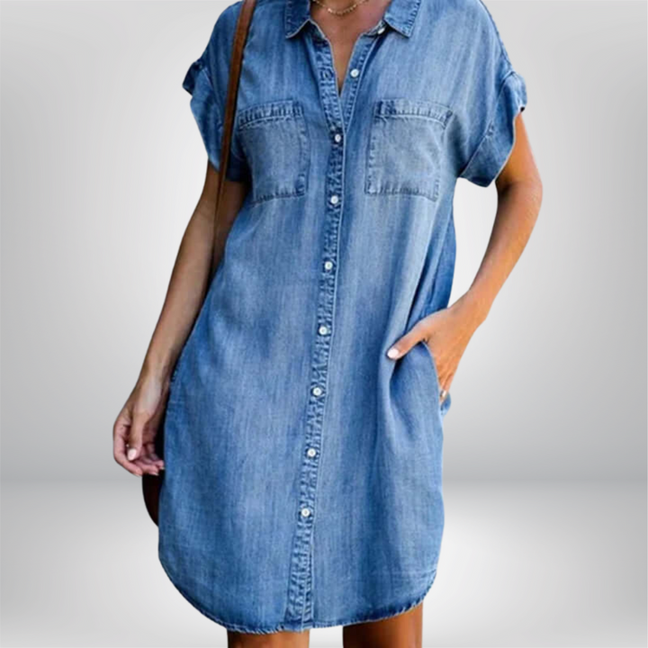 Jeanina® | Relaxed Denim Dress