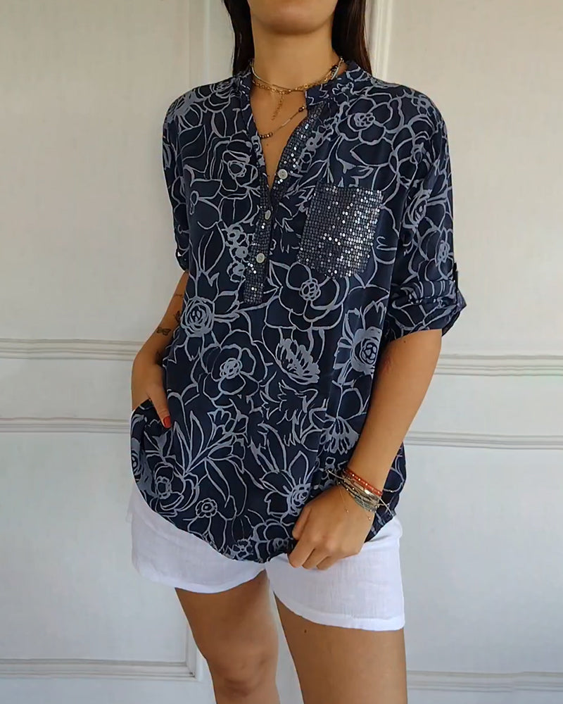 Cassie | Floral Print Blouse