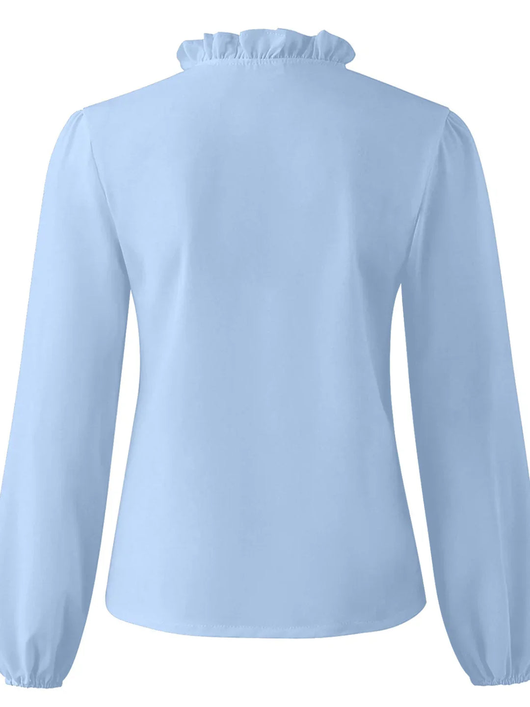 Maisie | Long Sleeve Blouse with Ruffled V-Neck