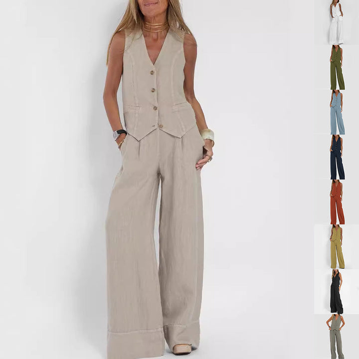 Celine Vest & Pants Set