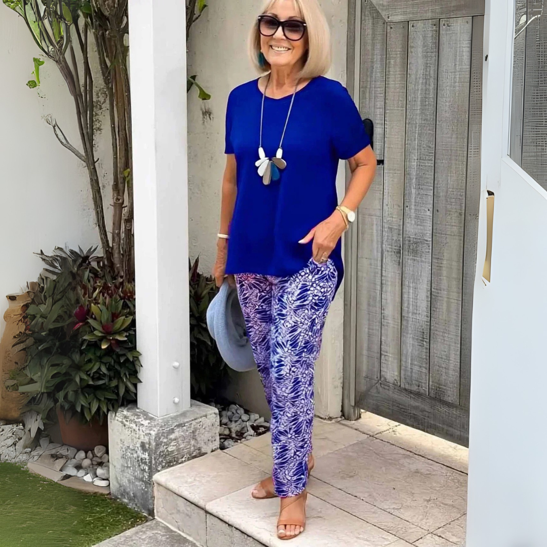 Allegra | Cotton-Blend Two-Piece Set – Effortless Elegance and All-Day Comfort