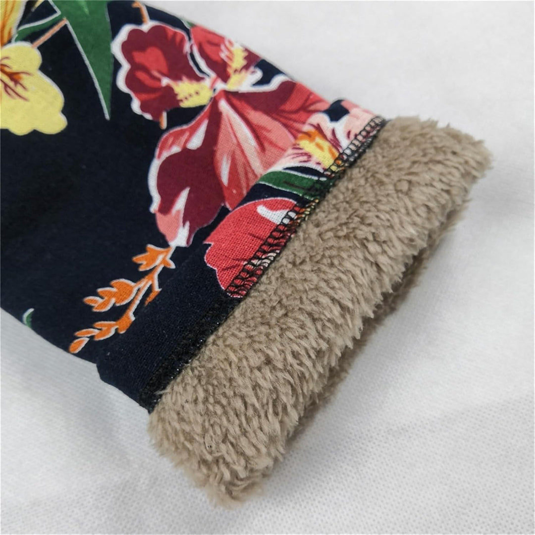 Chloris Floral Print Hooded Coat