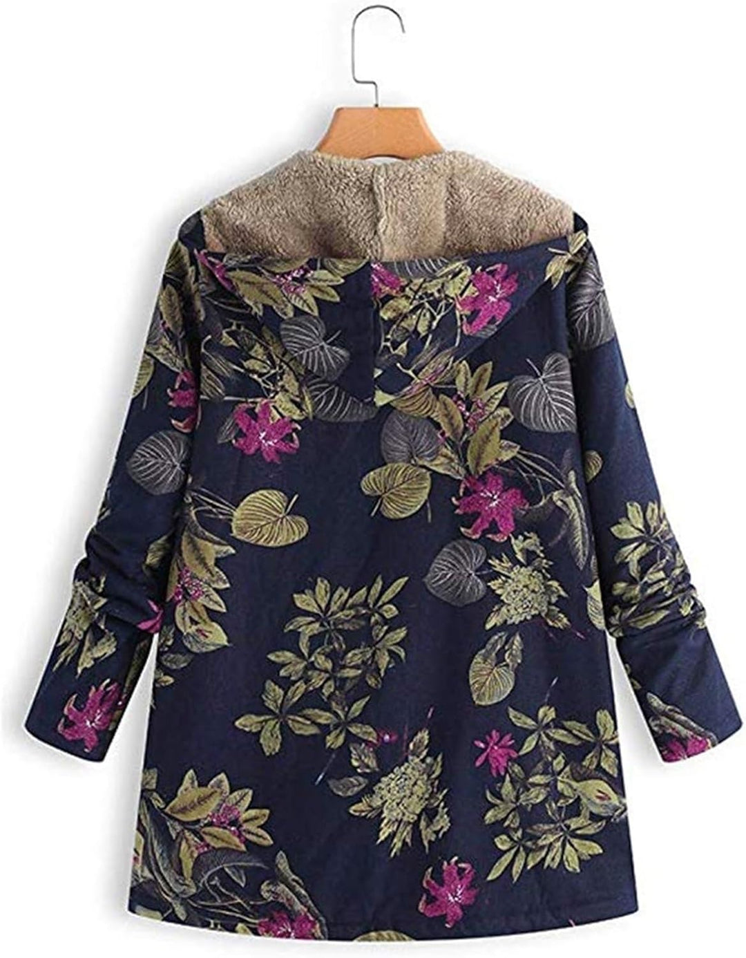 Chloris Floral Print Hooded Coat
