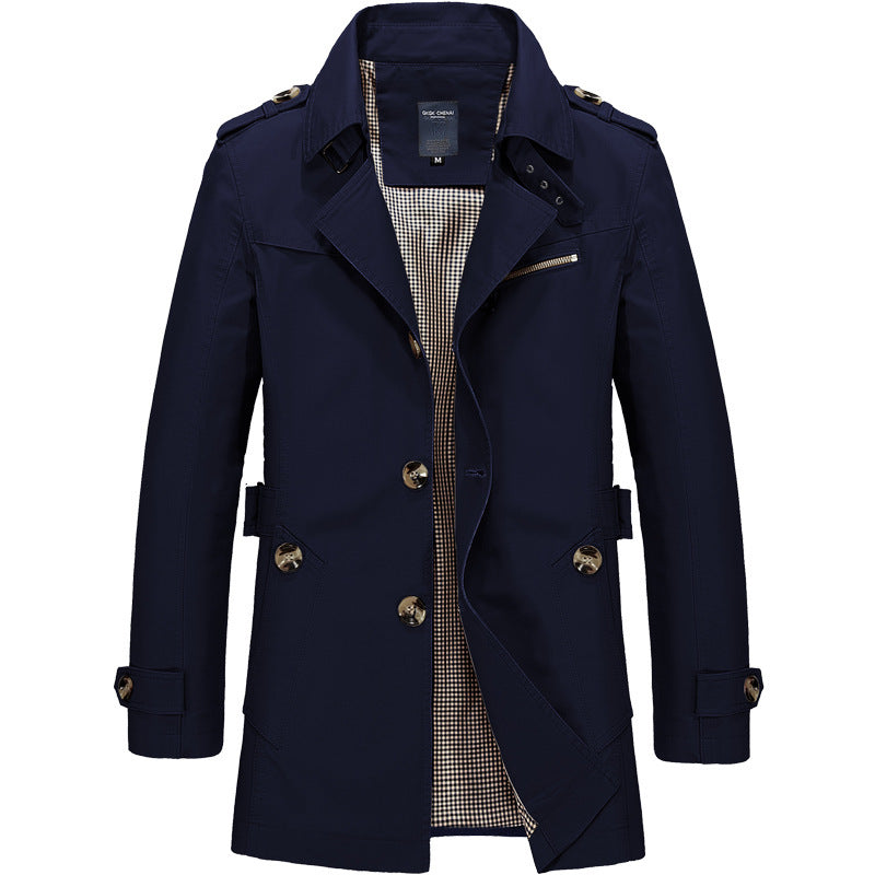 LEDUNTINO Long Section Trench Coat