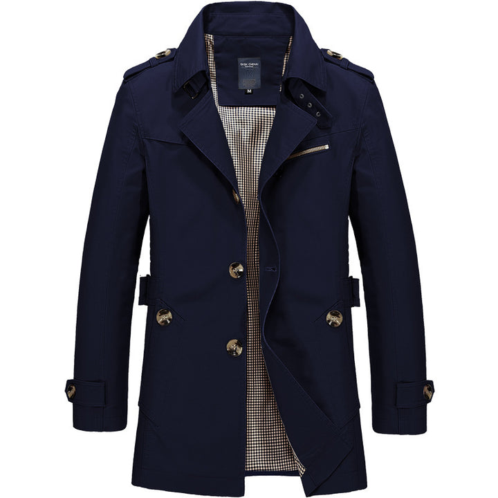 LEDUNTINO Long Section Trench Coat