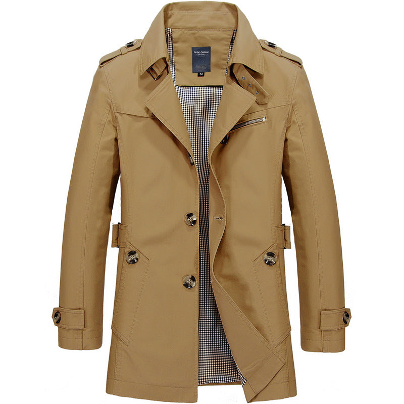 LEDUNTINO Long Section Trench Coat