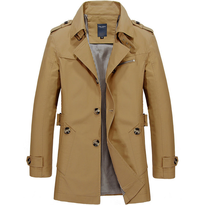 LEDUNTINO Long Section Trench Coat