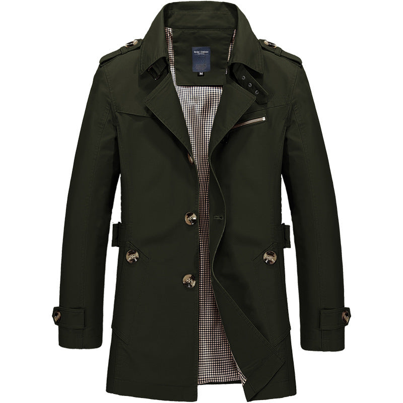 LEDUNTINO Long Section Trench Coat