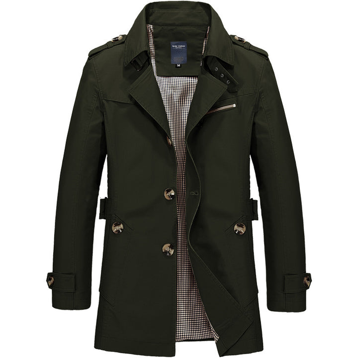 LEDUNTINO Long Section Trench Coat