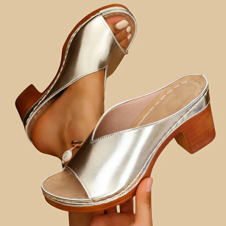 Camila | Ergonomic Thick Heel Sandal