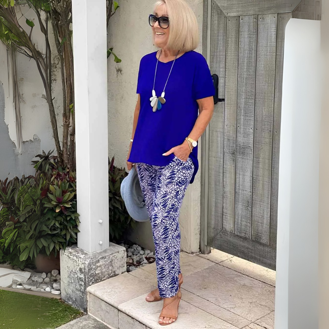 Allegra | Cotton-Blend Two-Piece Set – Effortless Elegance and All-Day Comfort