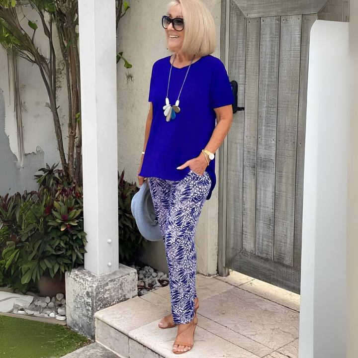 Allegra | Cotton-Blend Two-Piece Set – Effortless Elegance and All-Day Comfort