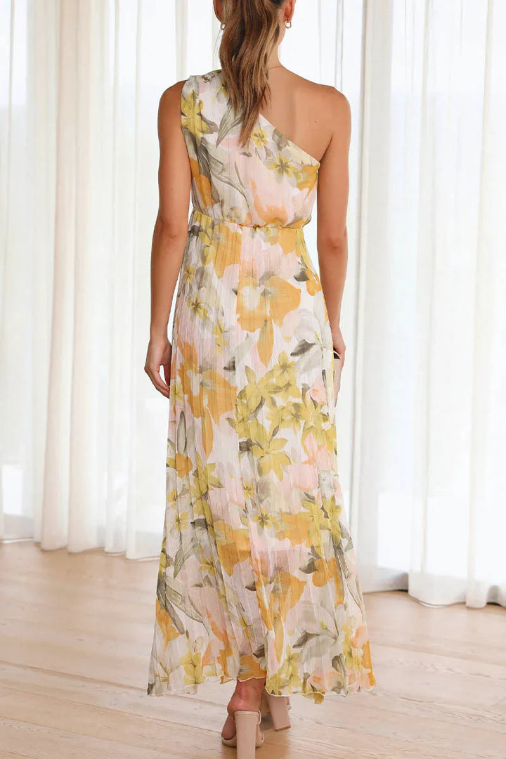 Victoria - Asymmetrical Printed Dress