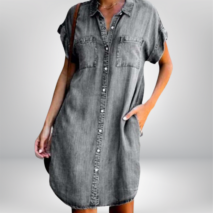 Jeanina® | Relaxed Denim Dress