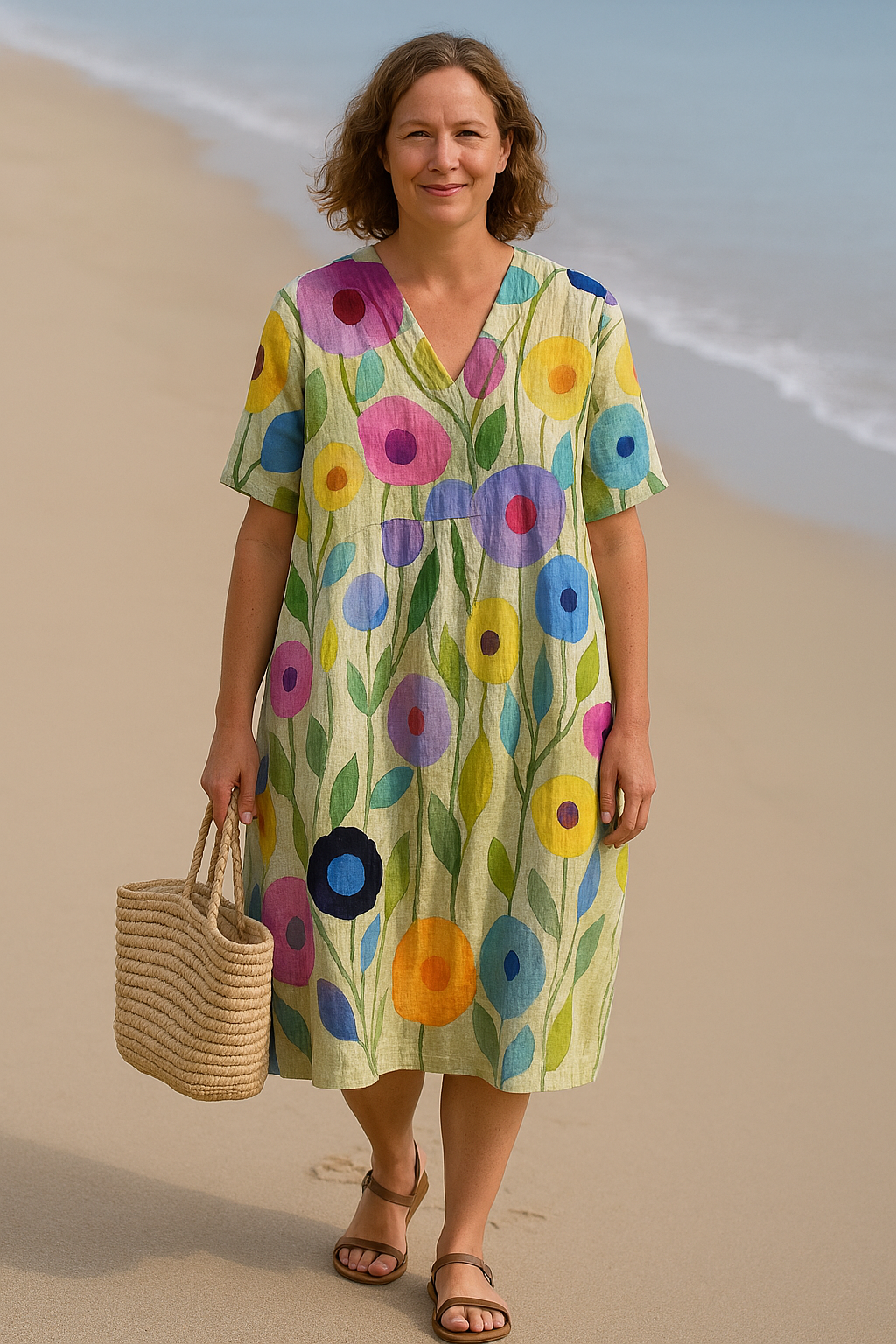 Blossom | Floral Print Tummy-Enhancing Dress