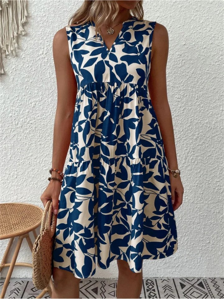 Allegra – Summer Leaf Dress